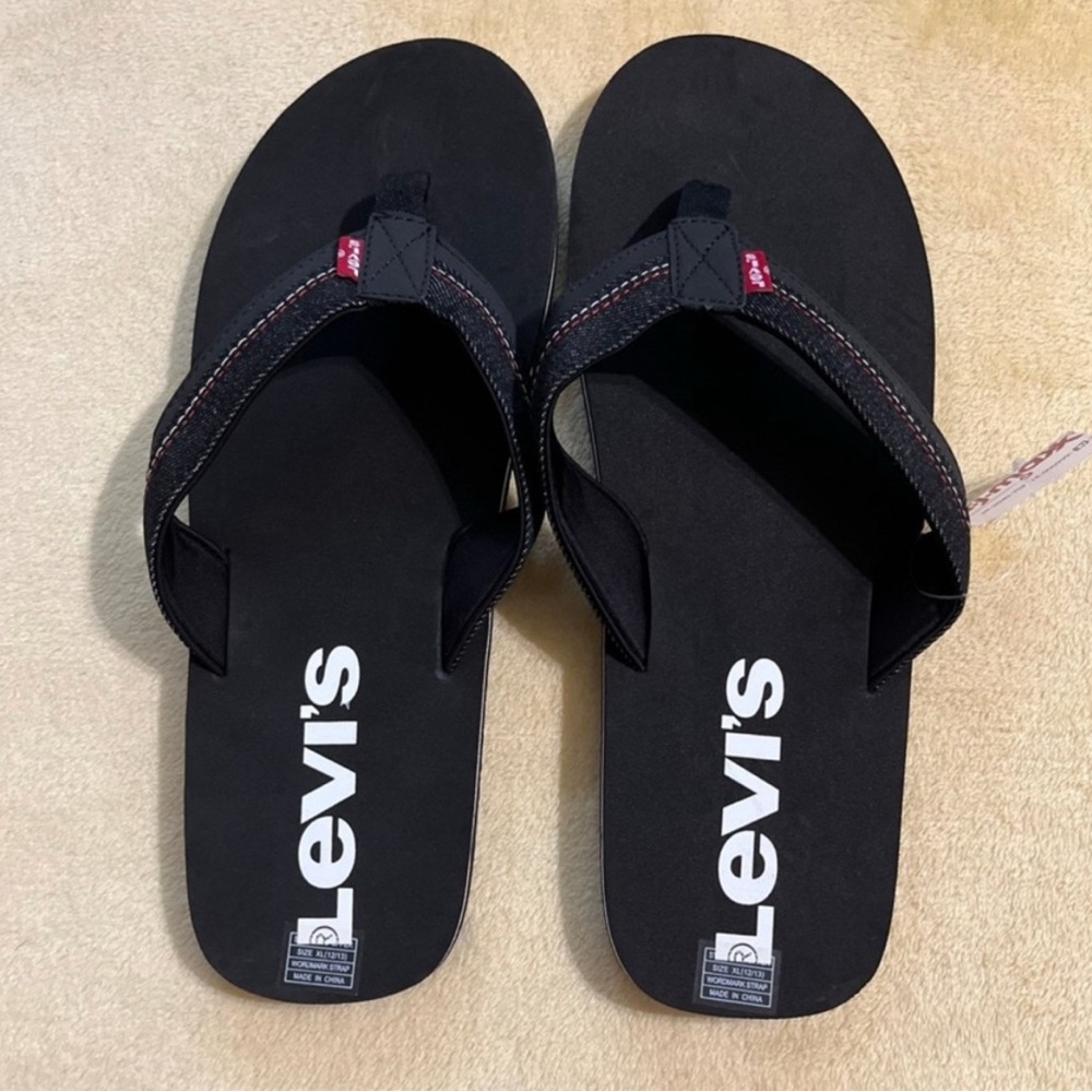 Levi's Black Casual Flip Flops